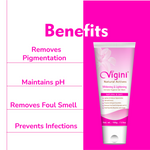 Vigini Whitening Lightening Intimate Feminine Hygiene Gel Wash for Women