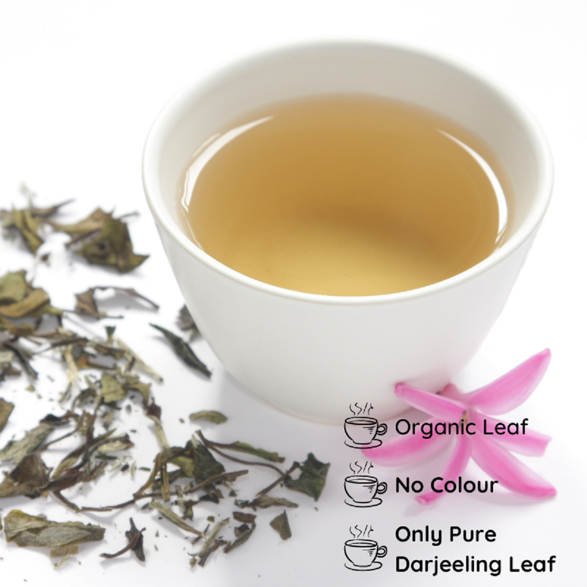 Radhikas Fine Teas Pisces White Leaf - A Thoughtful Zodiac Tea Gift for Healers - 50gm