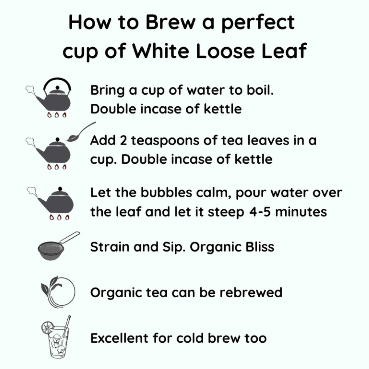 Radhikas Fine Teas Pisces White Leaf - A Thoughtful Zodiac Tea Gift for Healers - 50gm