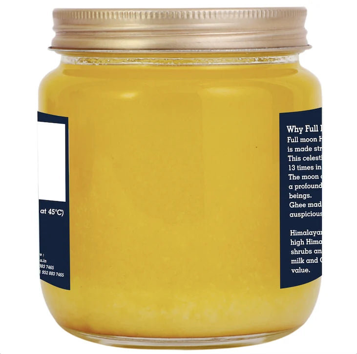Hetha Full Moon Himalayan Badri Cow Bilona Ghee / A2 Ghee - 1000ml