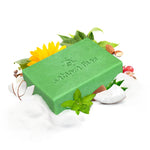 Satopradhan Clarifying Neem-Tulsi Soap 80g - Natural, Organic & Vegan - No Added Color/Synthetic Fragrances | Handmade Detan Detoxifying Pure Soap For Cleansing