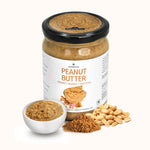 Satopradhan Natural Peanut Butter Crunchy 500g - Mildly Sweetened with Organic Jaggery Powder