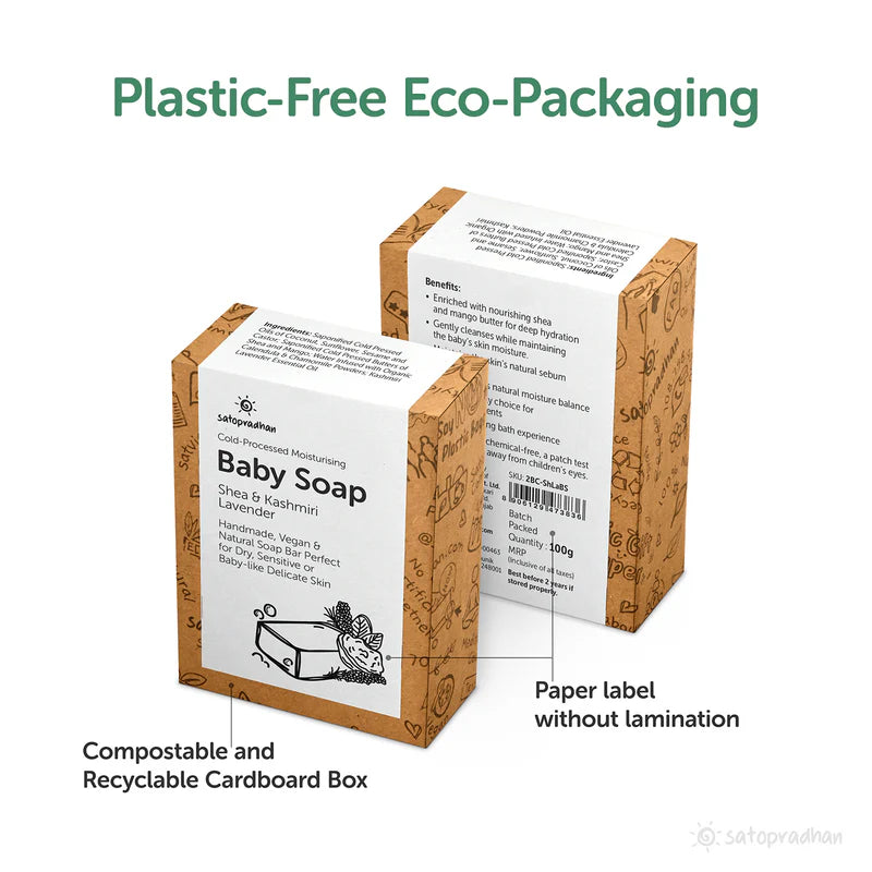 Satopradhan Moisturising Baby Soap for Sensitive Skin 100g