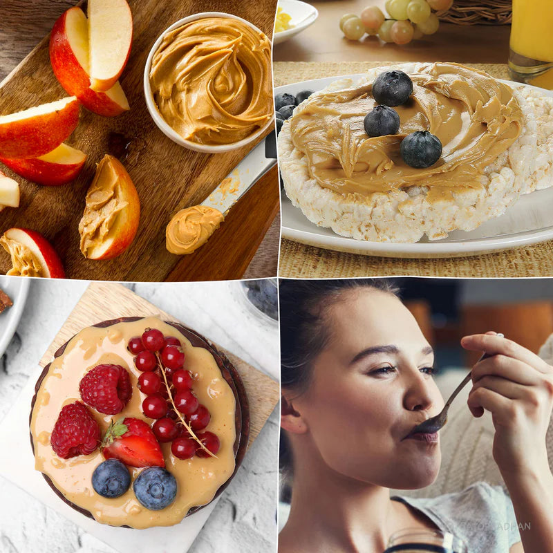 Satopradhan Unsweetened Peanut Butter 500g - Creamy - All Natural, Gluten-Free & Vegan - No Hydrogenated Soybean Oil or Refined Sugar - Unsalted Peanut Butter
