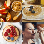 Satopradhan Unsweetened Peanut Butter 500g - Creamy - All Natural, Gluten-Free & Vegan - No Hydrogenated Soybean Oil or Refined Sugar - Unsalted Peanut Butter
