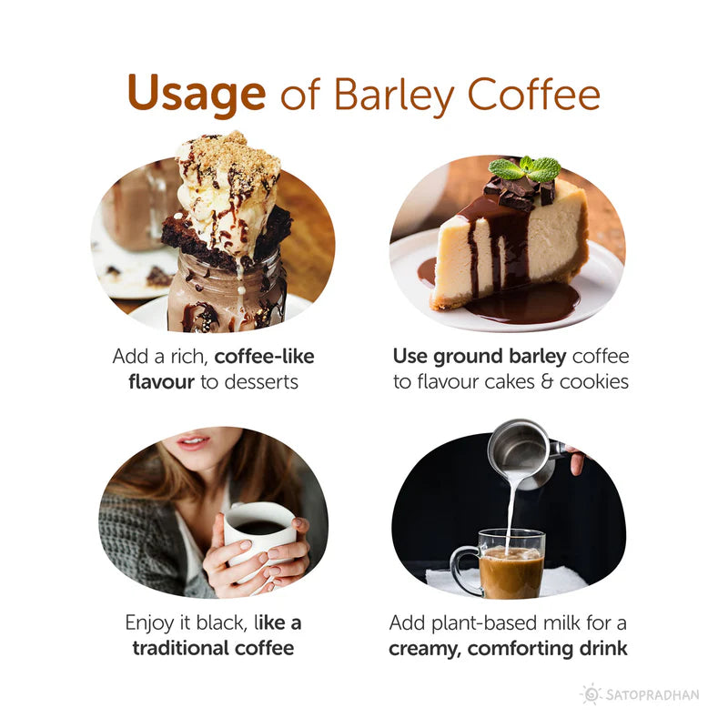 Satopradhan Organic Barley Coffee 100g - 100% Caffeine