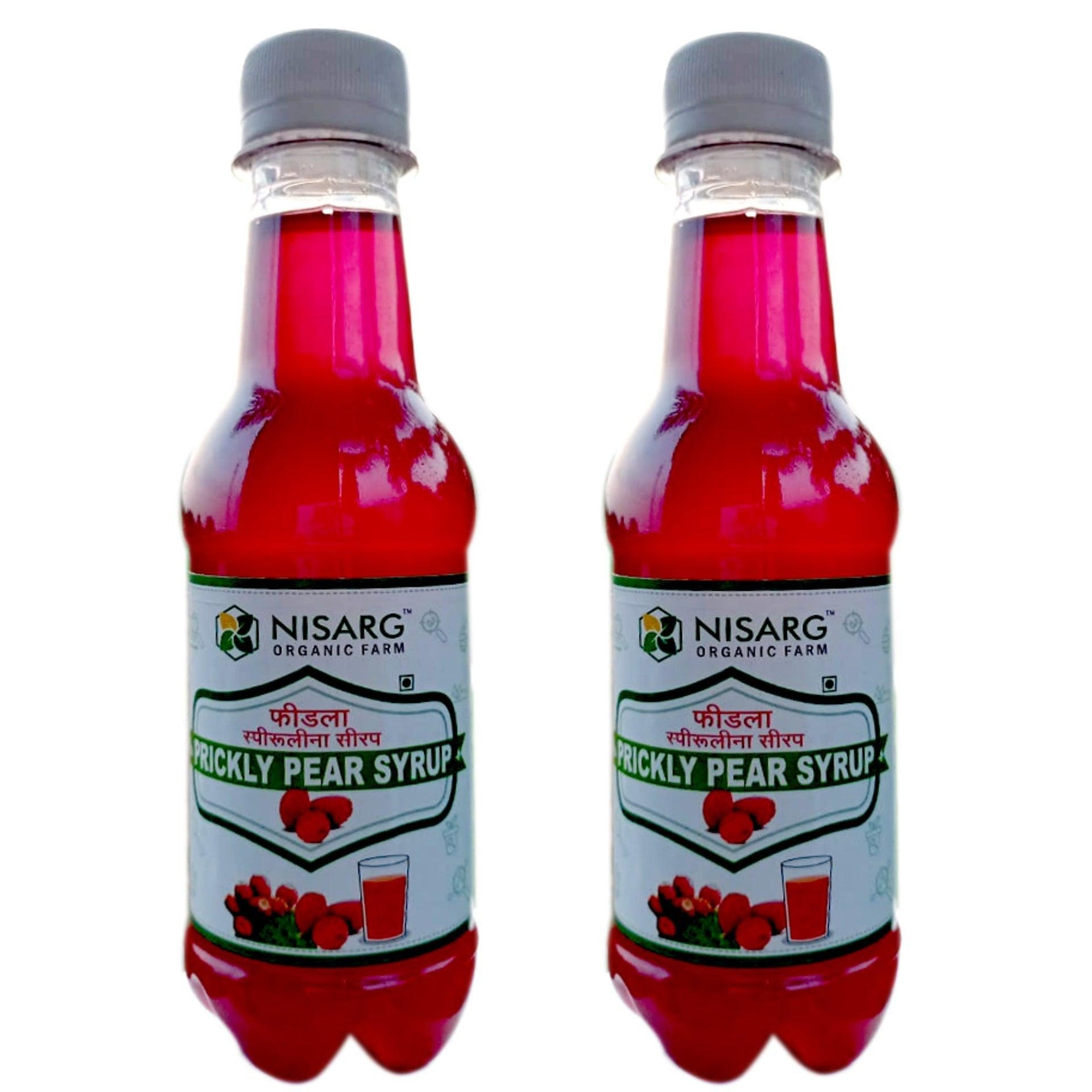 Nisarg Organic Farm Prickly Pear Syrup 300ml