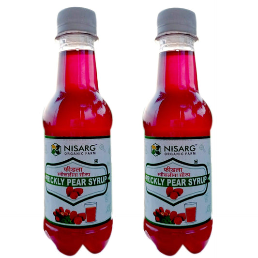 Nisarg Organic Farm Prickly Pear Syrup 300ml