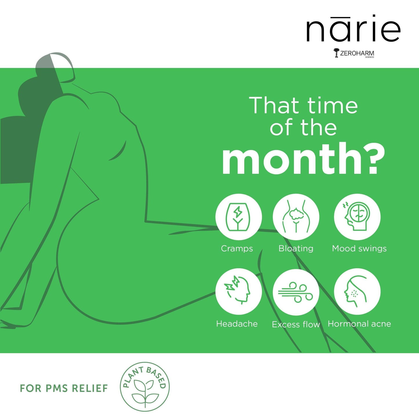 Zeroharm Sciences Narie Healthy Cycles Tablet