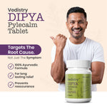 Vedistry Dipya Pylecalm Tablets 60s - Ayurvedic Piles Medicine for Hemorrhoids Relief