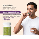 Vedistry Dipya Pylecalm Tablets 60s - Ayurvedic Piles Medicine for Hemorrhoids Relief