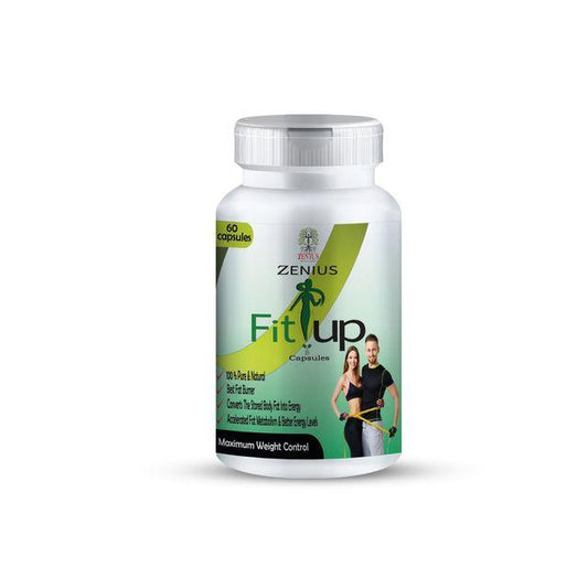 Zenius Fit Up Capsules - Weight Loss Capsules for fat burner, Fat Loss, and Slimming - 60 Capsules