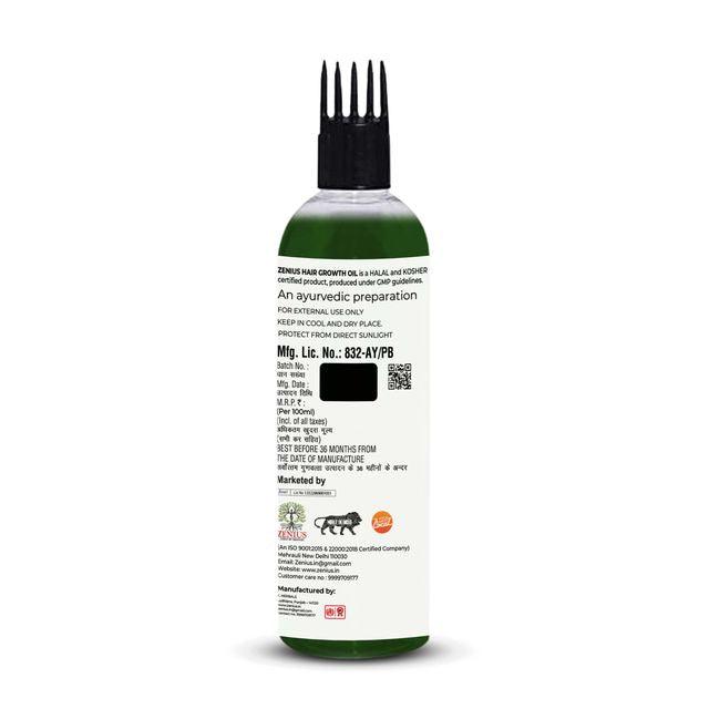 Zenius Hair Growth Oil - for Hair Growth, Dandruff Removal, and Improvement - 100ml Oil