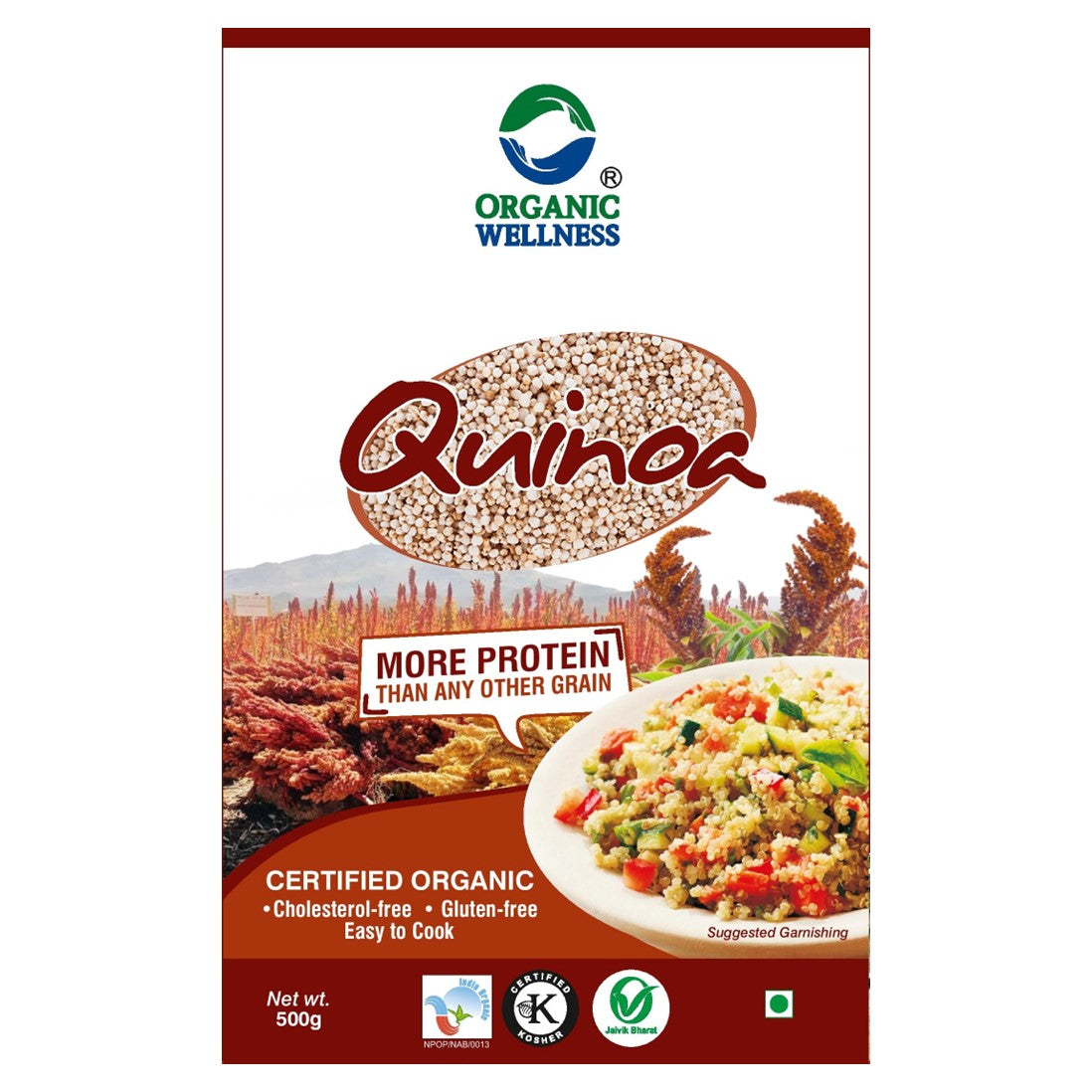 Organic Wellness Quinoa - 500 gm