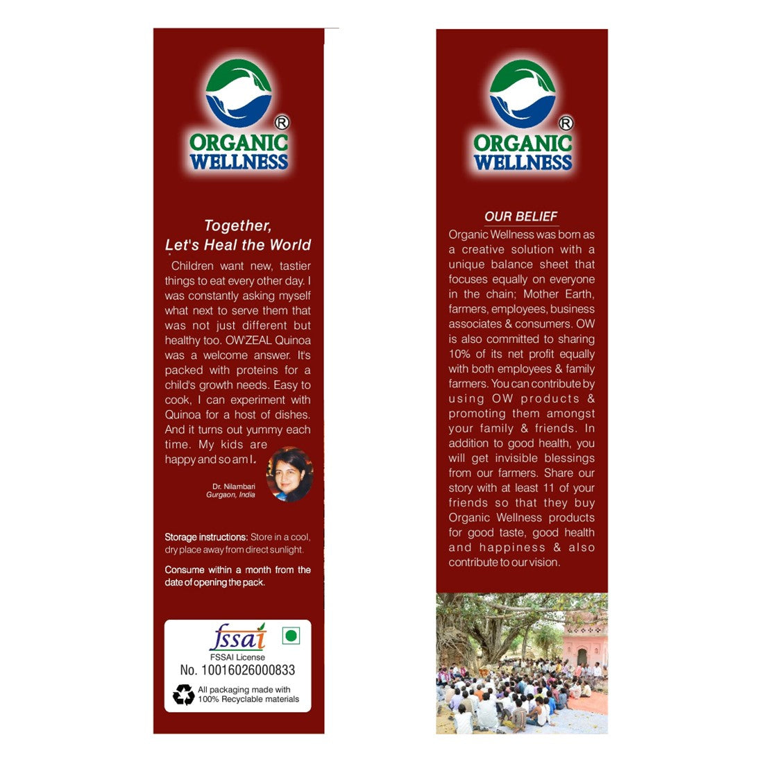 Organic Wellness Quinoa - 500 gm