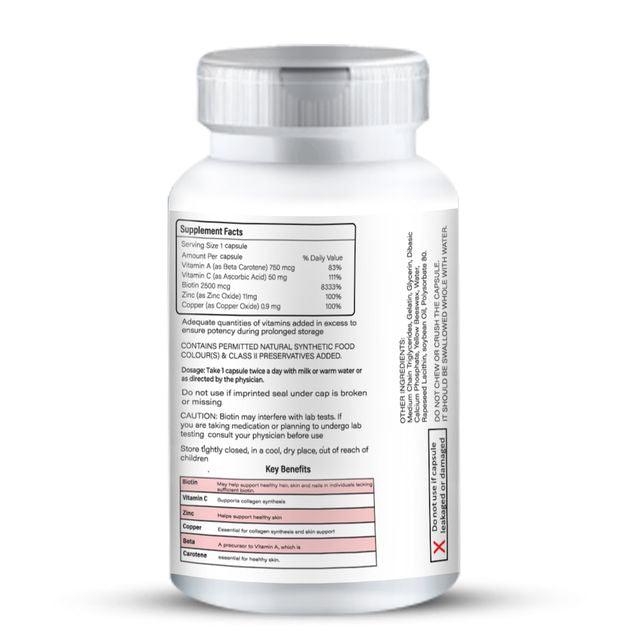 Zenius snowhite Capsules - Skin Whitening Capsules for Skin Whitening and Dark Circle Removal - 60 Capsules