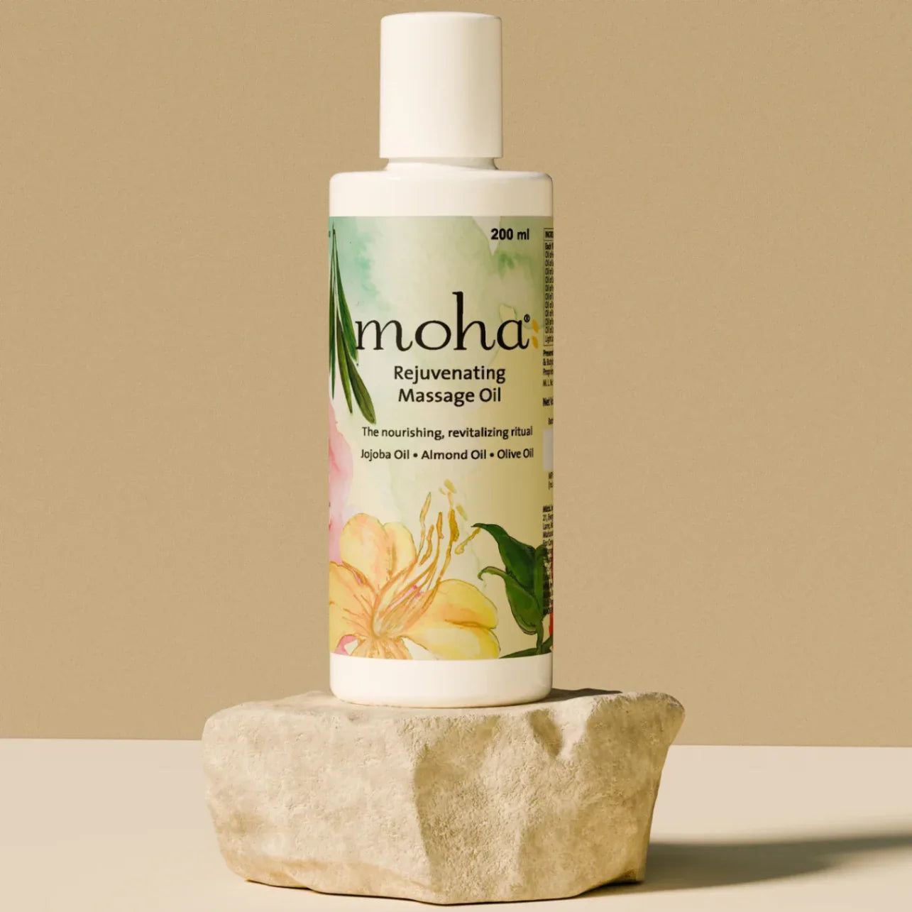 Moha: Rejuvenating Body Massage Oil (200ml)- Ayurvedic Stress & Pain Relief Oil