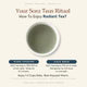 Sora Teas RADIANT TEA Botanical Beauty & Detox Blend by Earthy Concepts - Green Tea, Neem & Manjistha Herbal Tea - 50 g