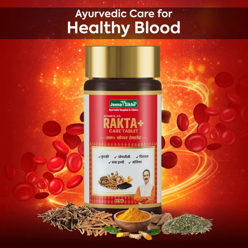 Jeena Sikho Acharya Ji's Rakta+ Care Tablet (60 Tablets)