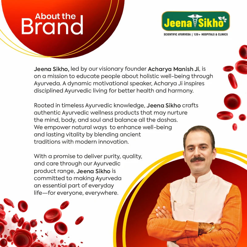 Jeena Sikho Acharya Ji's Rakta+ Care Tablet (60 Tablets)
