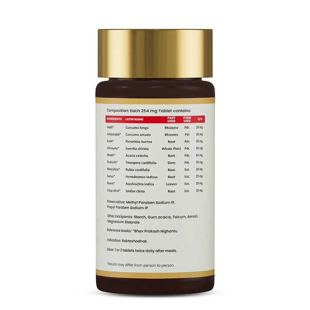 Jeena Sikho Acharya Ji's Rakta+ Care Tablet (60 Tablets)