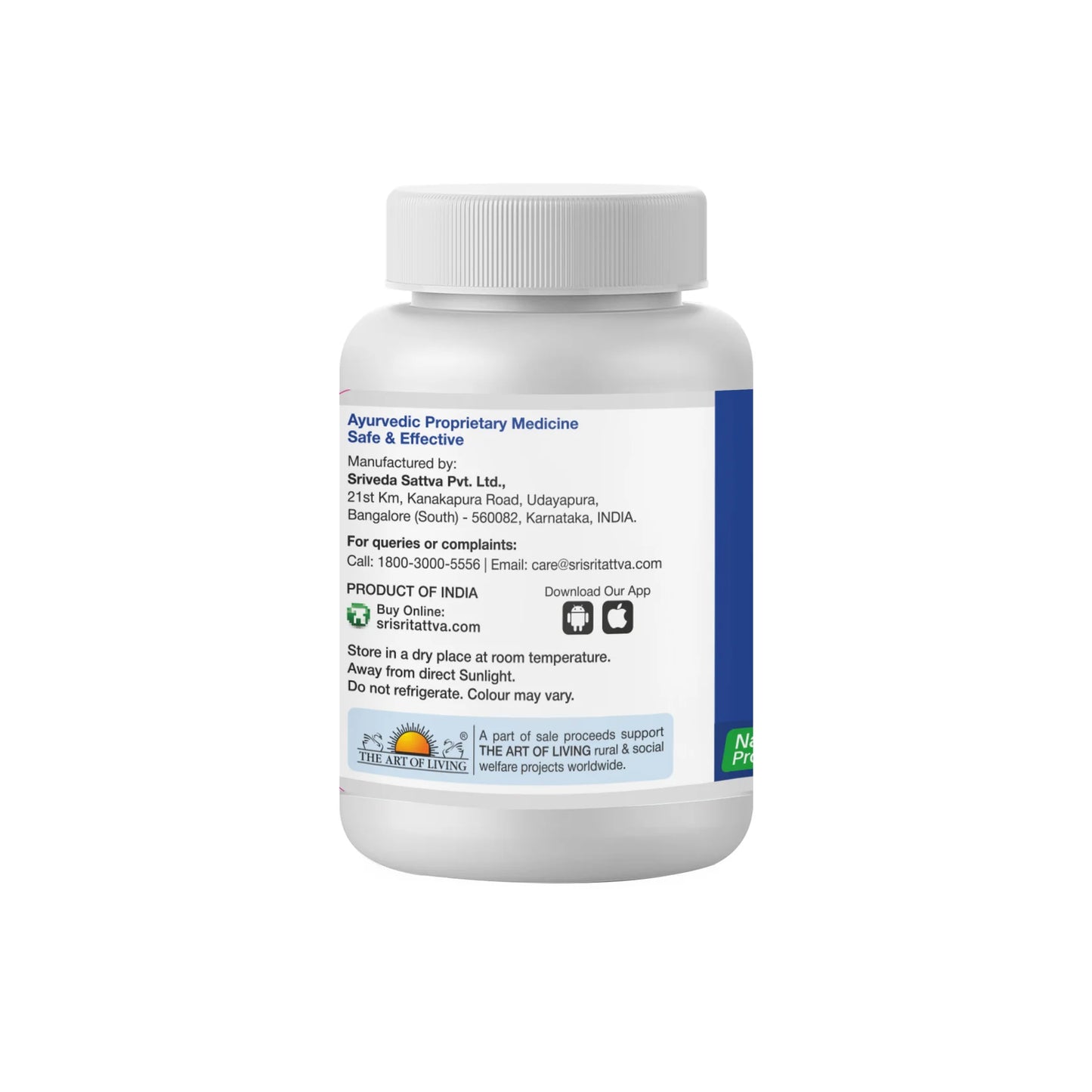 Sri Sri Tattva Rakthavardhini Tablets - Hematopoietic, 500mg - 60 Tabs