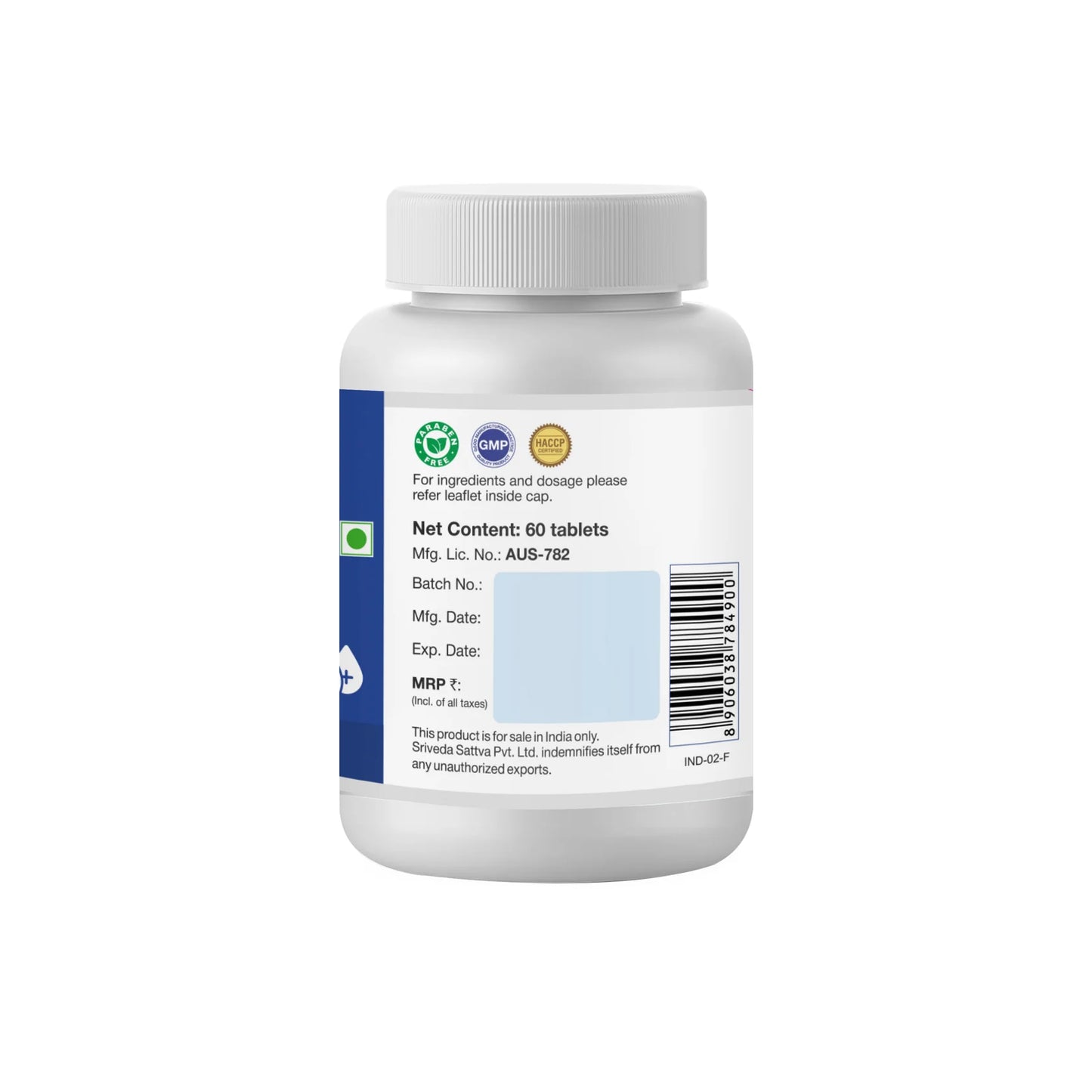 Sri Sri Tattva Rakthavardhini Tablets - Hematopoietic, 500mg - 60 Tabs