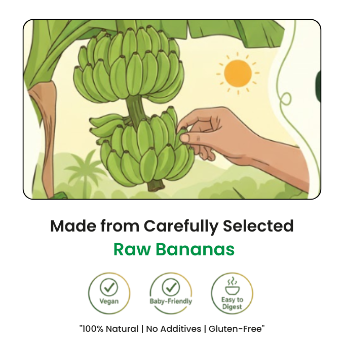 Trivya Foods Raw Banana Powder - 200gm