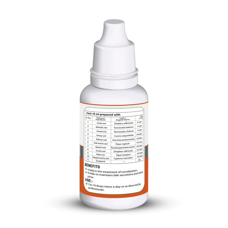 Zenius Digestive Care Drops - Herbal Drops for Enhanced Digestion, Bloating Relief, and Gut Health - 30ml Drops