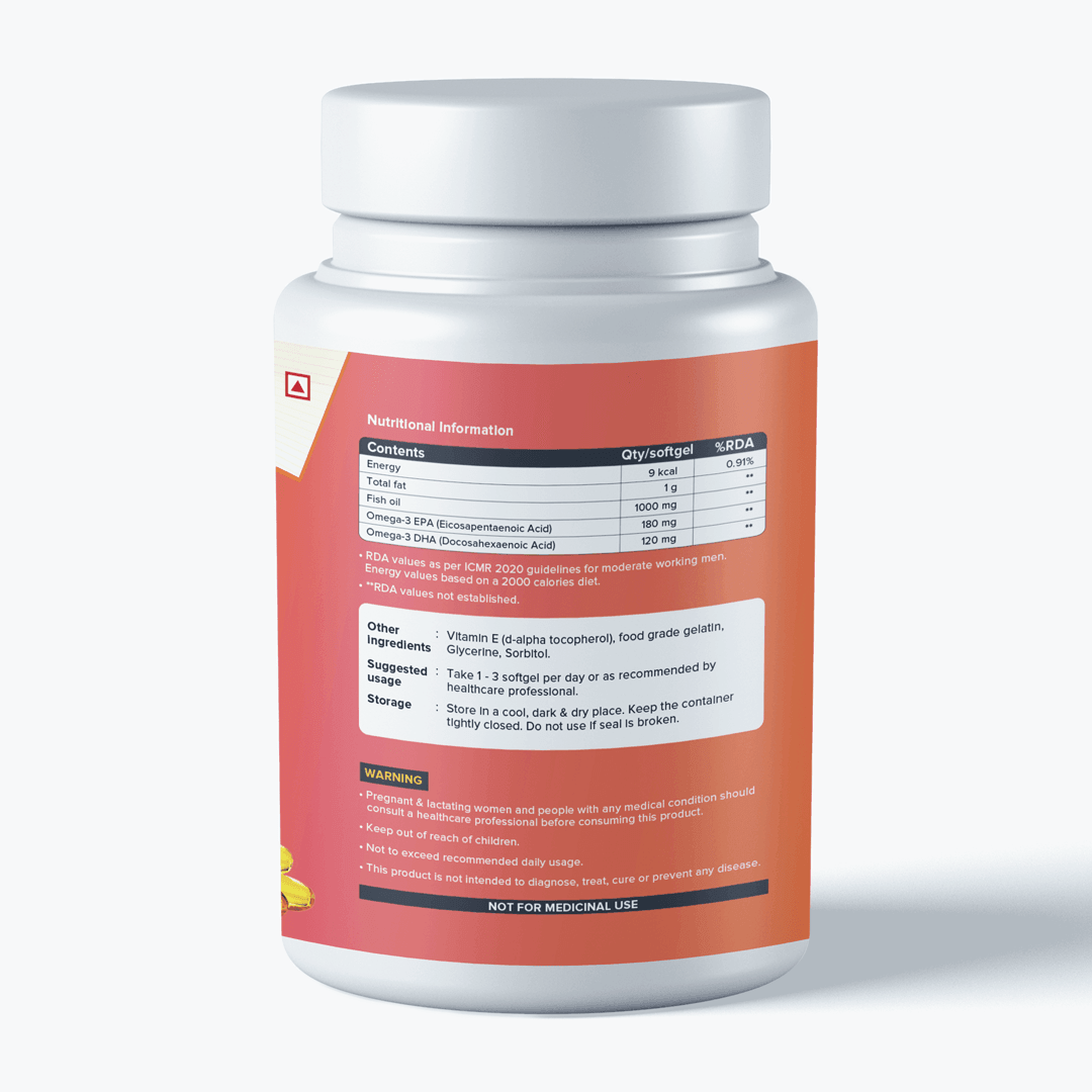 MediZen Omega 3 Fish Oil 1000mg Softgel Capsule