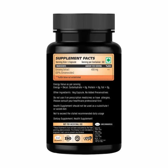 Adorreal Panax Ginseng Capsule | 60 Capsules