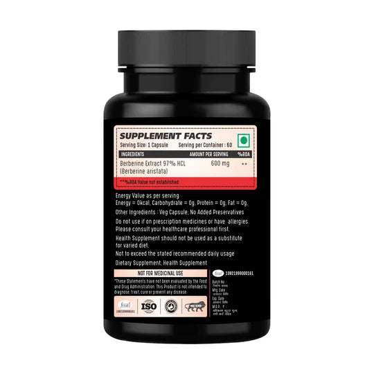 Adorreal Berberine Aristata Capsule | 60  Capsules