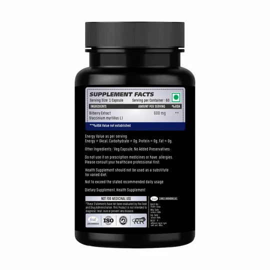 Adorreal Bilberry Extract Capsule | 60 Capsules