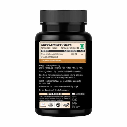 Adorreal Fenugreek Extract Capsule | 60 Capsules