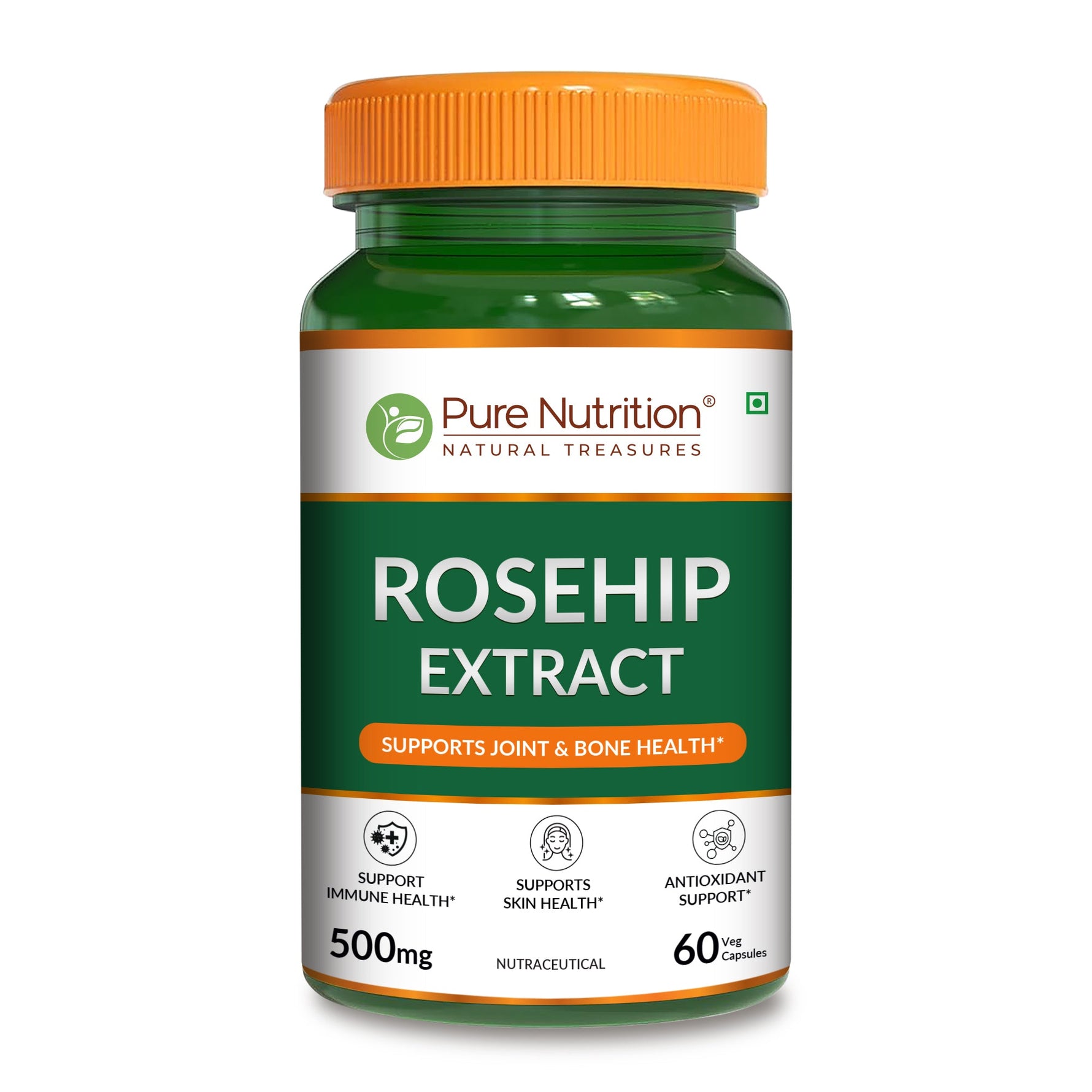Pure Nutrition Rosehip Extract 500mg - 60 Capsules
