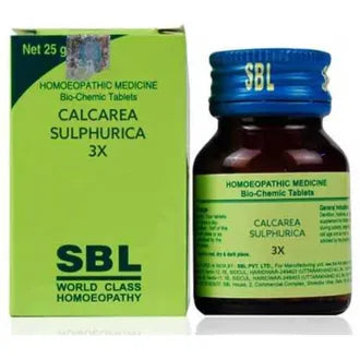SBL Calcarea Sulphurica Biochemic Tablet 3x - 25gm