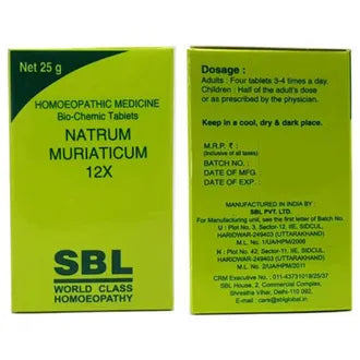 SBL Natrum Muriaticum - 25gm - 3x