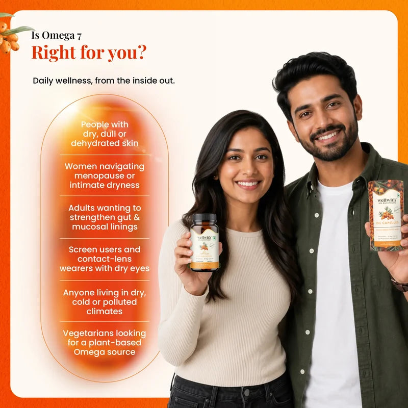 WellWith Sea Buckthorn Omega 7 Oil Capsule (30 Each)