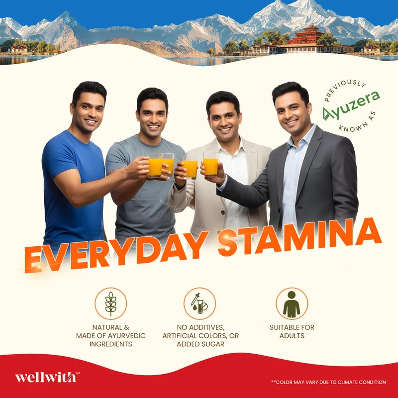 WellWith Power X Sea Buckthorn Juice For Men With Ashwagandha 300ml