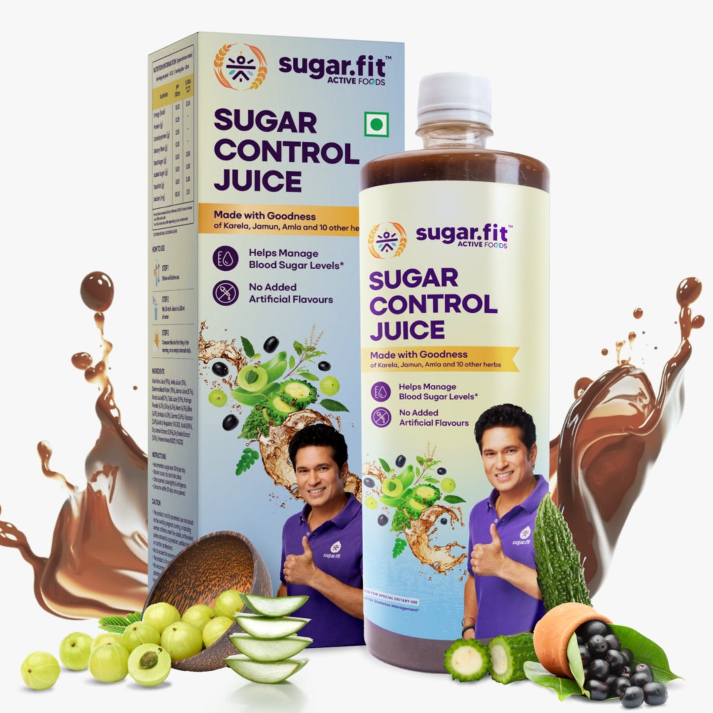 Sugar.Fit Active Sugar Control Juice - 1Ltr.