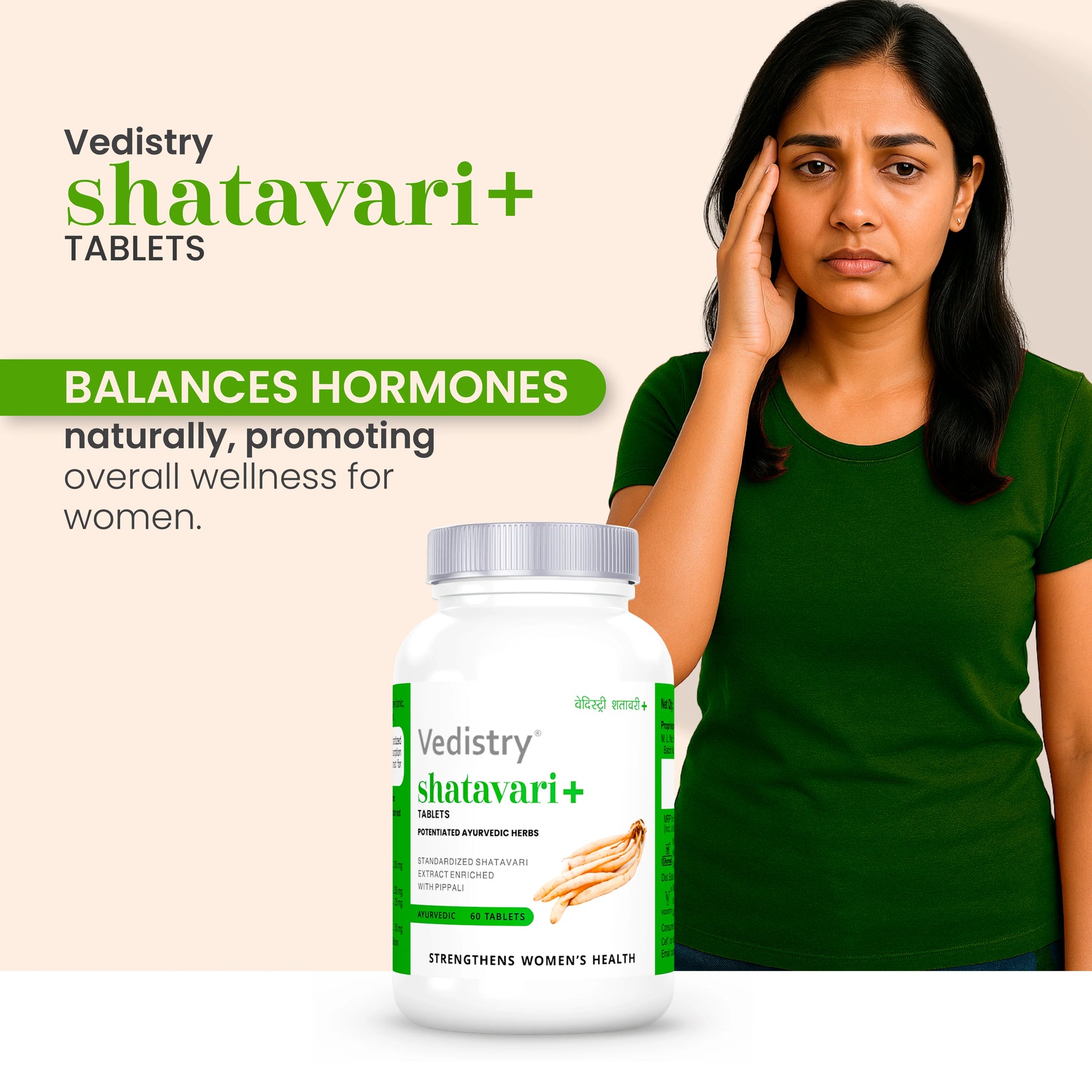 Vedistry Shatavari+ Tablets (60 Each)