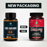 Vedapure Naturals Veda Shred Pro 6x Capsules - Thermogenic Metabolism Support (60 Count)