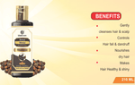 Khadi Care Herbal Shikakai Shampoo for Hair Strength & Conditioning - 210ml
