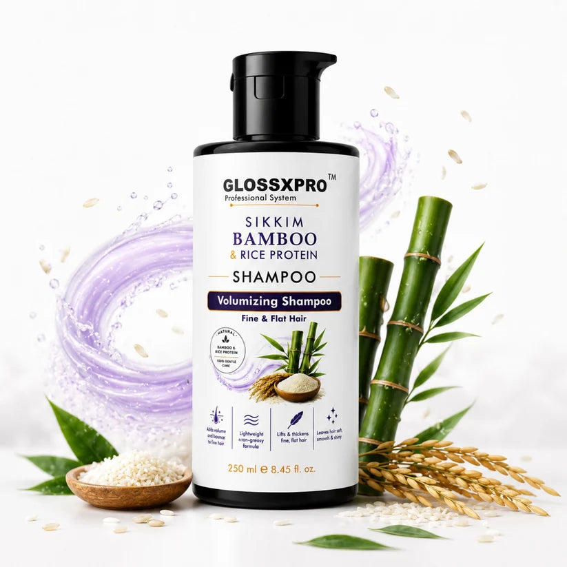 GLOSSXPRO Professional System Sikkim Bamboo & Rice Protein Shampoo