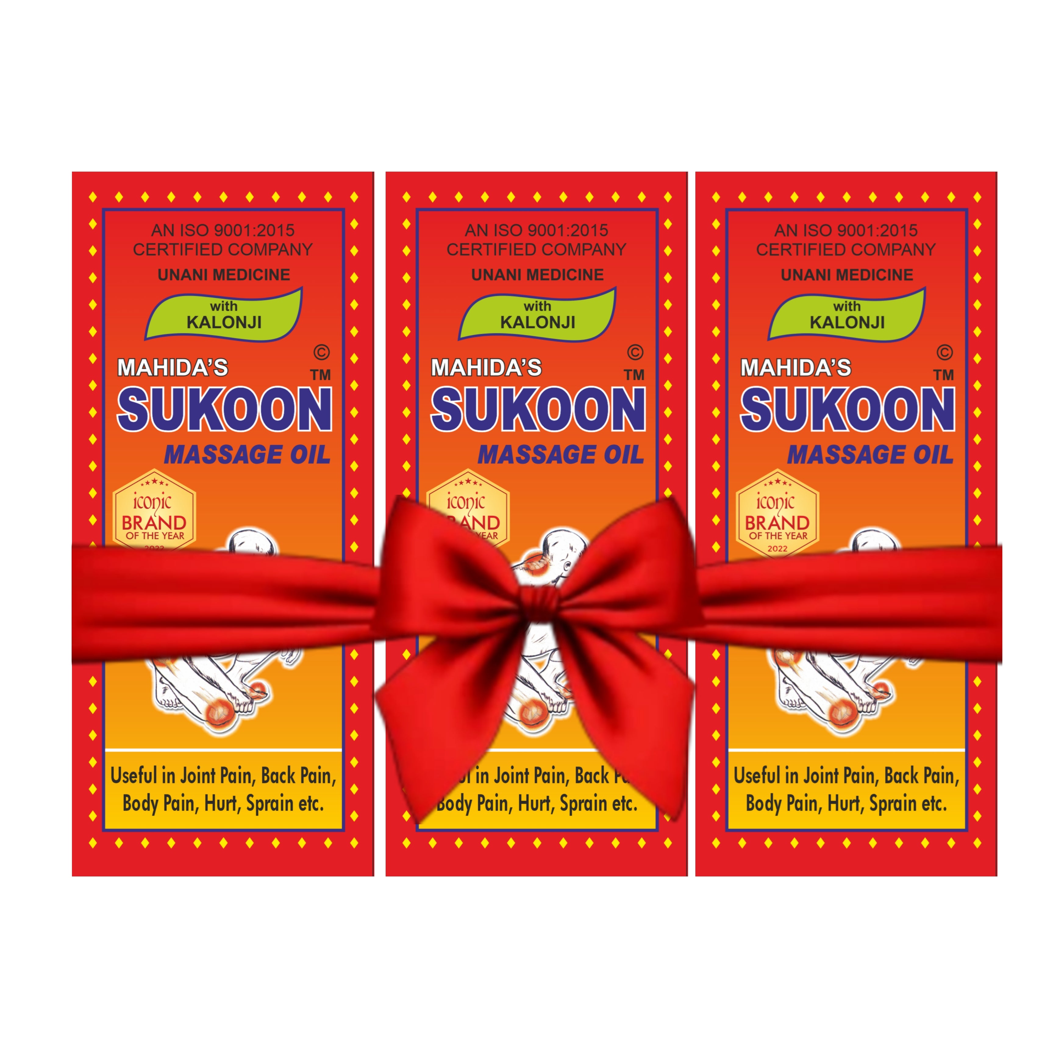 Mahida's Sukoon Massage Oil (Red)