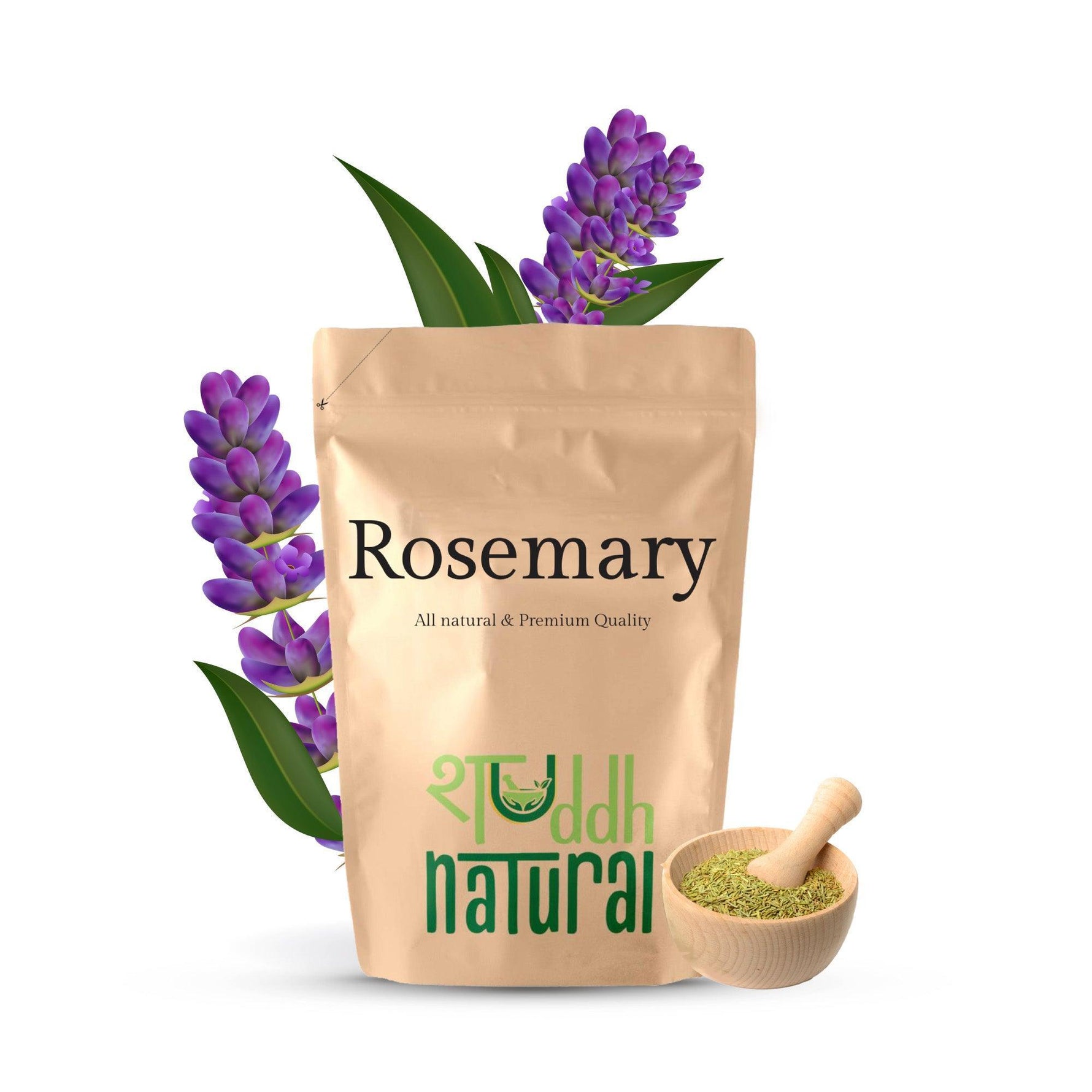 Shuddh Natural Rosemary Leaves I Hair Growth I Tea I Skin I 85 Gms