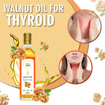 Shuddh Natural Pure Walnut Oil | Cold Pressed | Reduces Dark Circles I 60 ml I Akhrot Tel