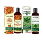 Goodcare Rogan Badam & Castor Oil Combo For Ultimate Skin & Hair Care