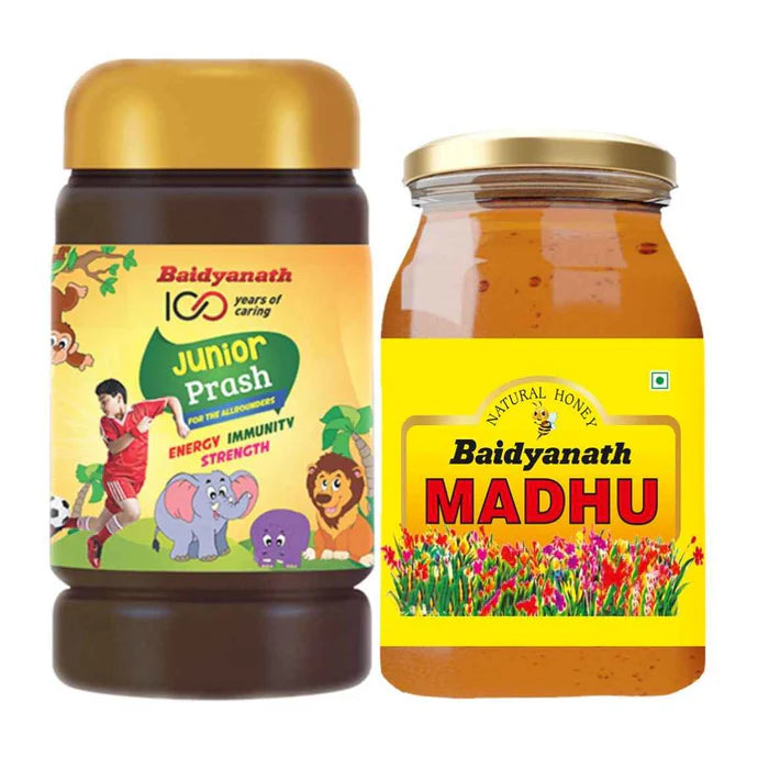 Baidyanath Junior Prash-Immunity Booster With Madhu combo - 500gm Each