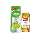 Baidyanath Amla Juice & Kesari Kalp Chyawanprash - 1Kg Combo For overall Wellness and Strength